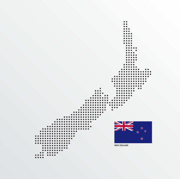 ახალი ზელანდიის დროშა და კონტური